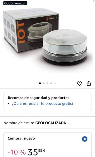 Luz Emergencia V16 Geolocalización Homologada