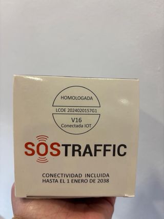 Luz Emergencia V16 Geolocalización Homologada