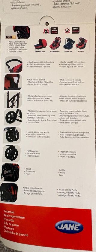 Trio Jane Nomad: Carro, Maxicosi y Capazo