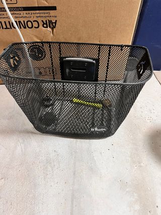 Cesta Bicicleta Negra para manillar