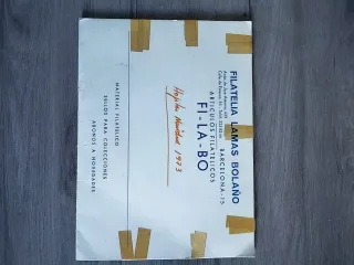 Lote de hojas bloque y minipliegos Navidad 1972-73