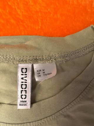 camiseta corta verde militar