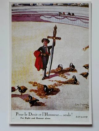 Lote 9 Postales WWI / Primera Guerra Mundial
