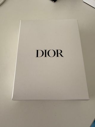 Porta carte Dior beauty in pelle blu