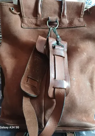 Mochila de vestir y viajar, hecha a mano