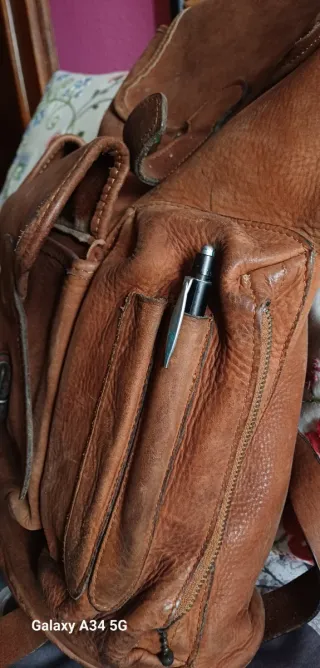 Mochila de vestir y viajar, hecha a mano