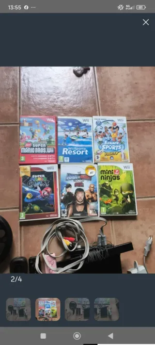 Juegos Wii: Super Mario Bros, Galaxy, Mini Ninjas