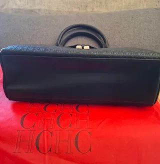 Bolso de mano Carolina Herrera CH Negro