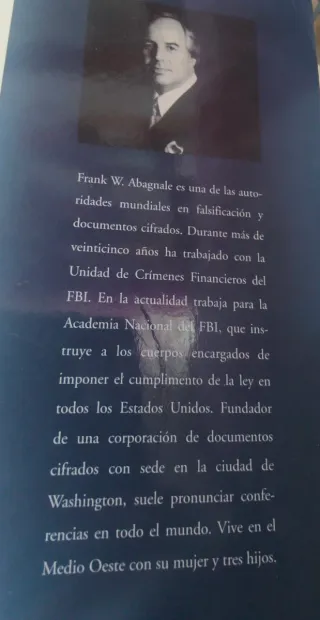 Frank Abagnale. Atrápame si puedes. Novela