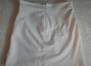 Falda Zara Blanca