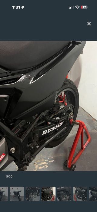 Suzuki DR125 Enduro Negra Manual