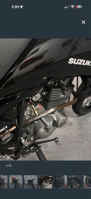 Suzuki DR125 Enduro Negra Manual