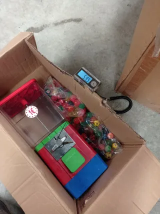 Lote Máquina Chicles y Bolas