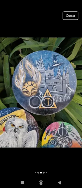 Cajas Madera Harry Potter Pintadas a Mano