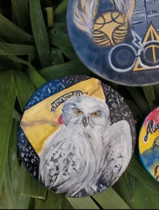 Cajas Madera Harry Potter Pintadas a Mano