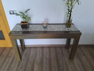 Mesa de comedor madera y metal