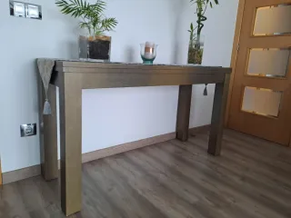 Mesa de comedor madera y metal