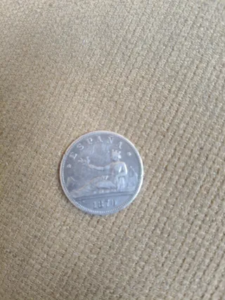 Moneda de 2 pesetas 1870