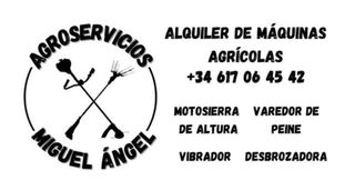 Alquiler de desbrozadoras