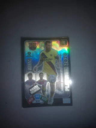 Carta Messi Edición Limitada Platinum 2020