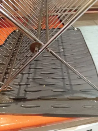 Escurridor de platos plegable