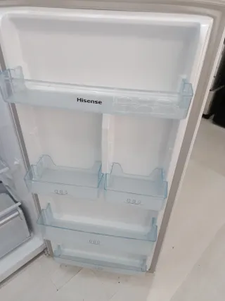 Nevera Hisense blanca