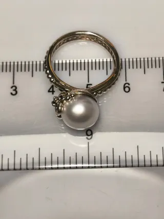 Anillo Pandora Plata 925 T52 Perla