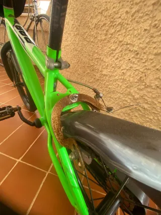 Bicicleta Infantil Verde para salir rodando