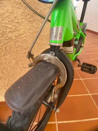 Bicicleta Infantil Verde para salir rodando