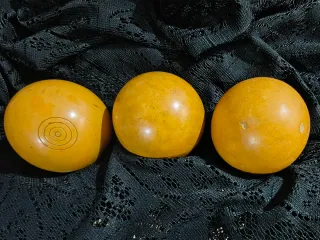 Lote Bolas Billar Antiguas + Caja