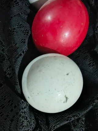 Lote Bolas Billar Antiguas + Caja