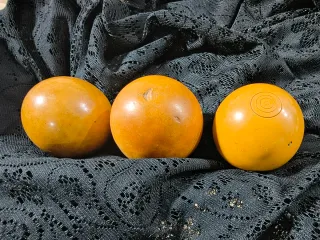 Lote Bolas Billar Antiguas + Caja