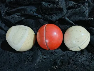 Lote Bolas Billar Antiguas + Caja