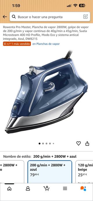 Plancha de Vapor Rowenta Pro Master 2800W