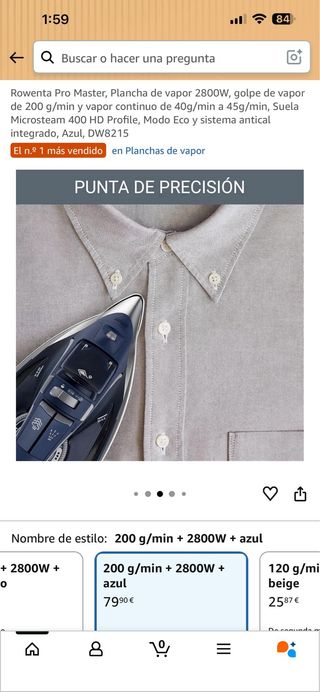 Plancha de Vapor Rowenta Pro Master 2800W