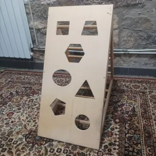 Triángulo Escalada Madera Infantil