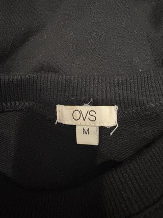 Felpa OVS nera manica lunga M