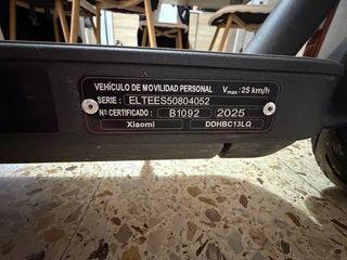 Patinete Eléctrico Xiaomi Negro