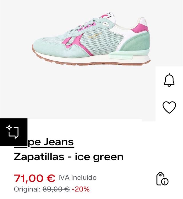 Zapatillas Pepe Jeans Talla 37 Nuevas