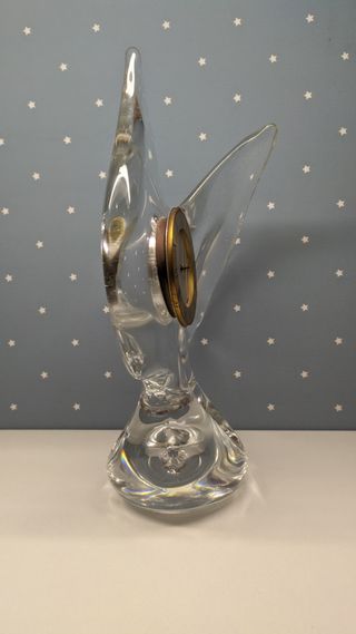 Antiguo Reloj Cristal Schneider Francia Años 50