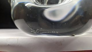 Antiguo Reloj Cristal Schneider Francia Años 50