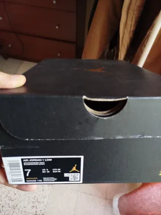 Air Jordan 1 Low White/Midnight Navy Sneakers