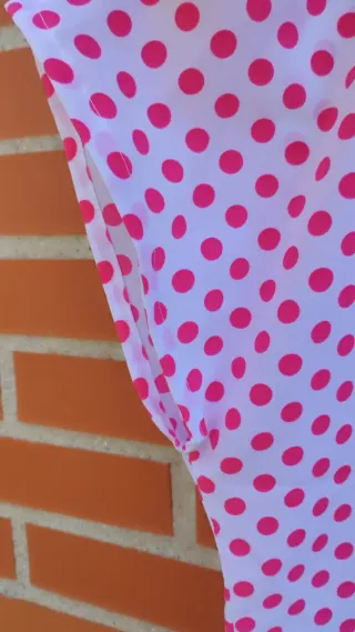 Blusa lunares rosa talla 50