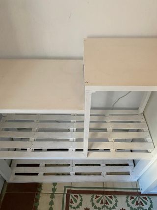 Zapatero blanco 10 pares