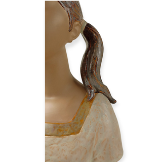 Busto Niña Jardinera Lladró – Porcelana original hecha a mano-