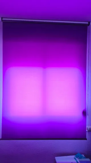 Estor morado tela