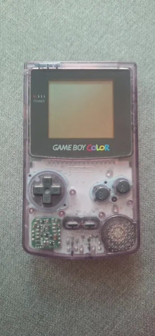 Consola Game Boy Color Morada Transparente