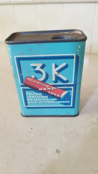 Set 3 Lattine Polvere Sparo 3K JK6 VINTAGE URSS