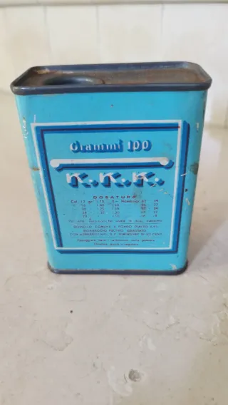 Set 3 Lattine Polvere Sparo 3K JK6 VINTAGE URSS