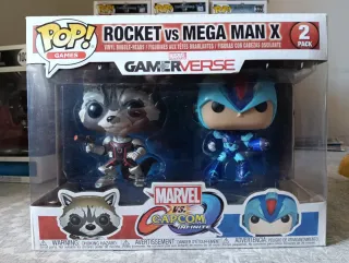 Funko Pop! Rocket vs Mega Man X 2 Pack Marvel